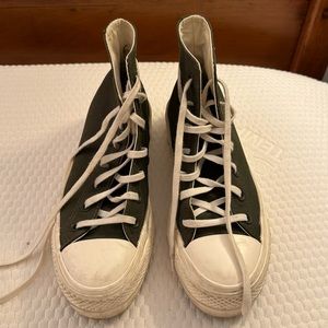 Worn hightop converse